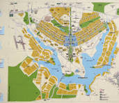 Генеральный план Бразилиа в форме самолёта